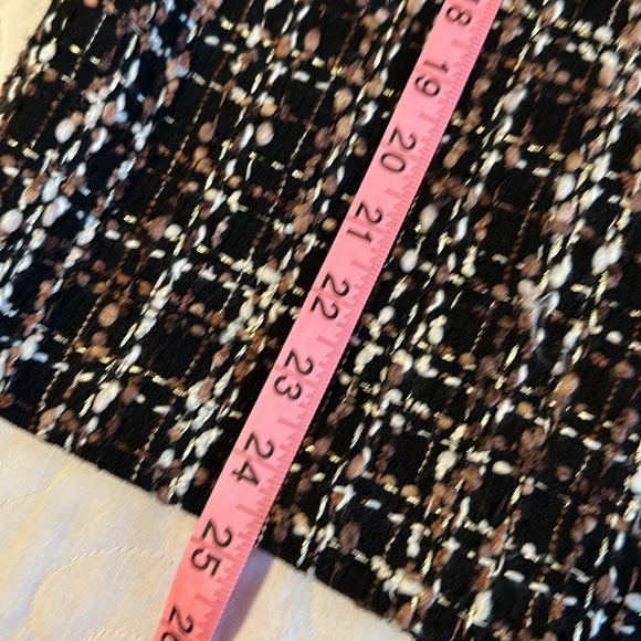 Talbots brown on black wool skirt - Picture 3 of 7